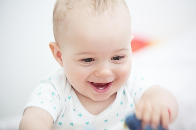 portrait of cute baby boy