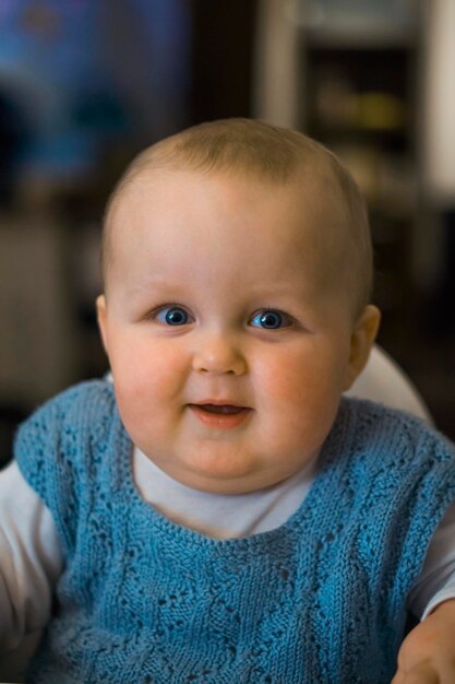 Foto ritratto di un bambino carino