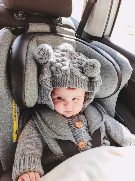 portrait of cute baby girl