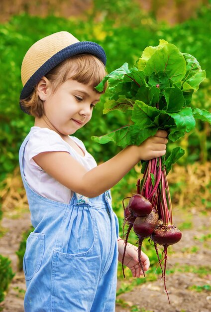 Foto ritratto di una bambina carina