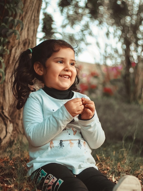 Portrait of a cute baby