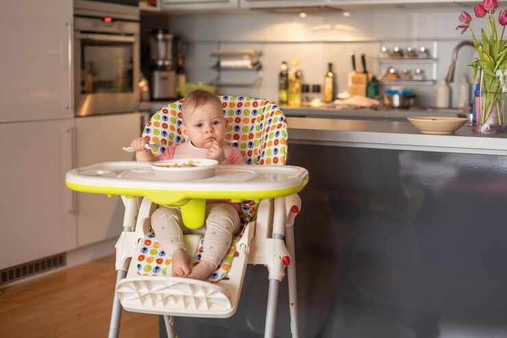 Portrait of cute boy at home
