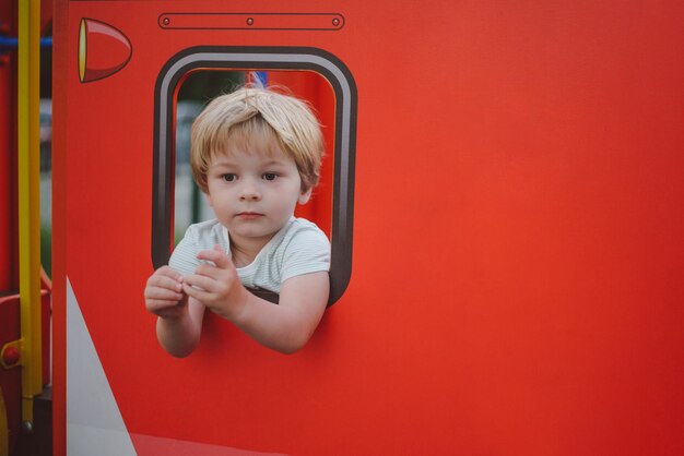 Photo portrait of cute boy