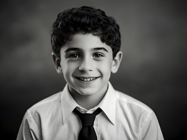 Portrait of the cute Jewish boy