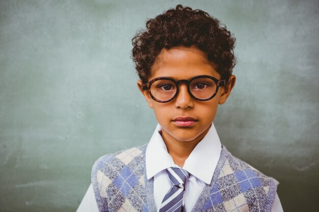 Portrait of cute little boy