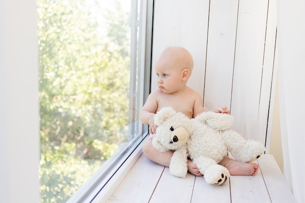 Portrait of a cute little boy