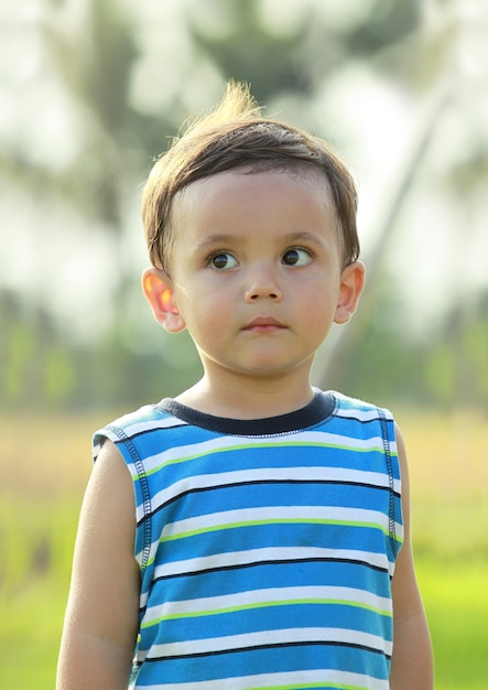 Portrait of cute little boy