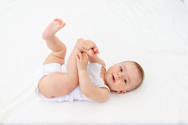 Photo portrait of a cute little girl