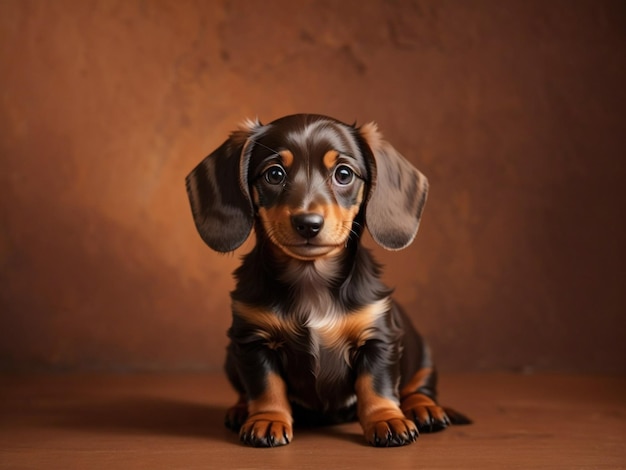 Portrait of a dachshund puppy