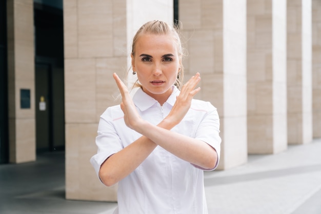 Foto ritratto medico femminile