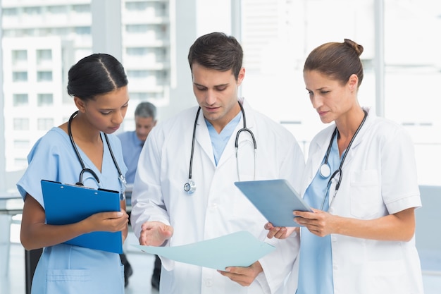 Portrait of doctors with arms crossed