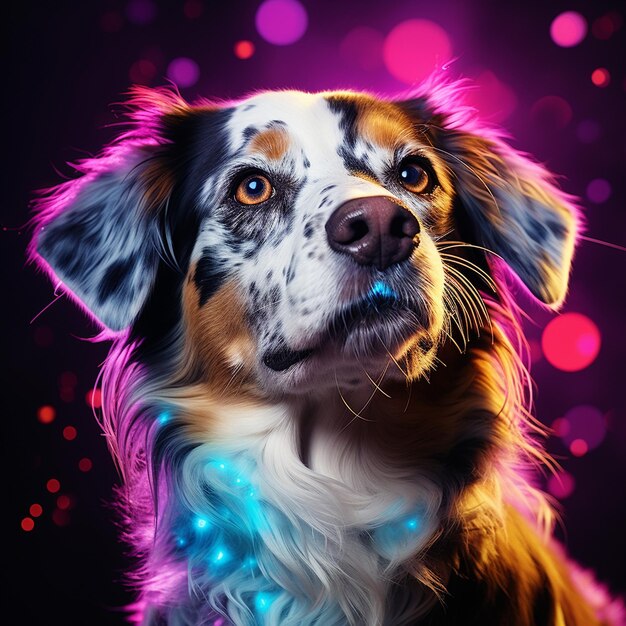 Portrait of a dog generated by ai