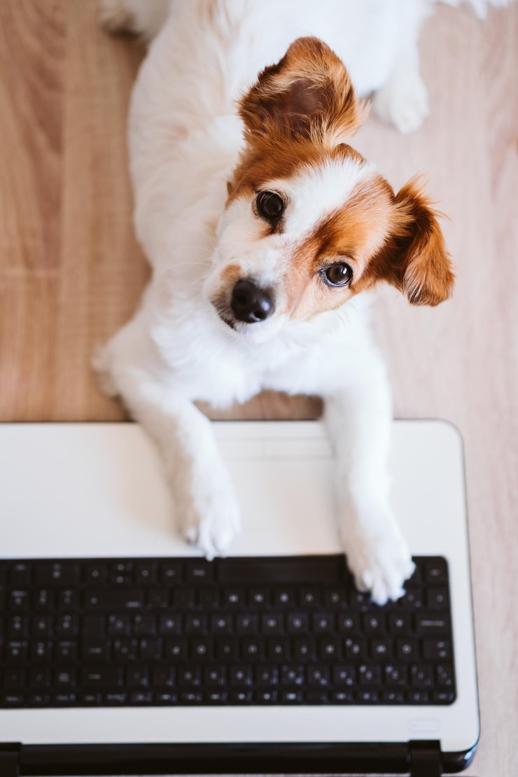 Photo portrait of dog