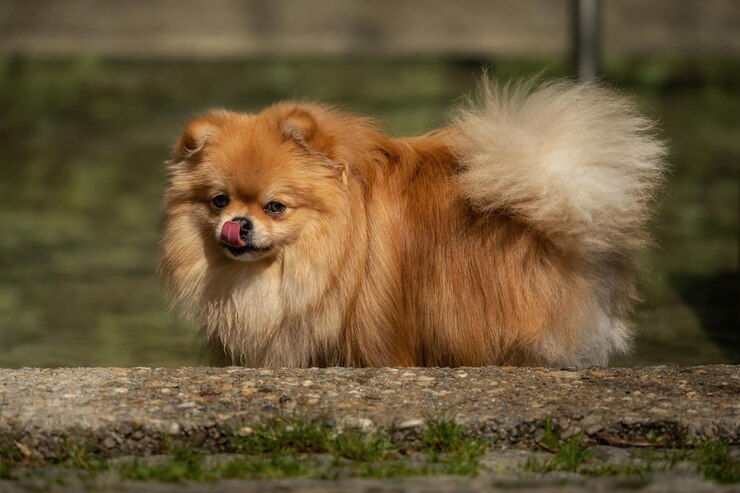 Photo portrait of dog