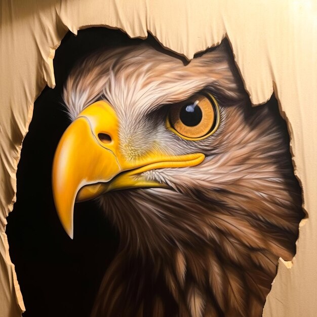 Portrait of a eagle