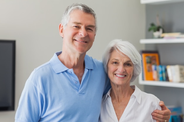 Portrait of an elderly couple