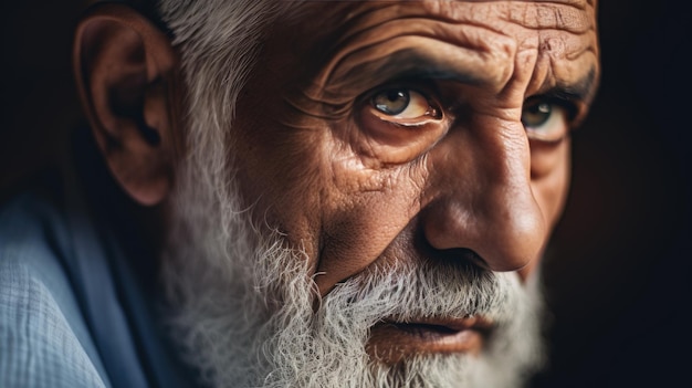 Portrait of an elderly man