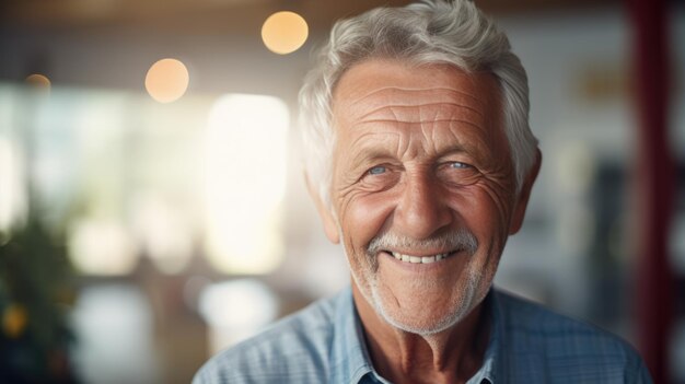 Portrait of an elderly man