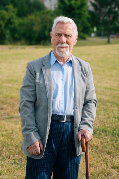 Portrait of an elderly man