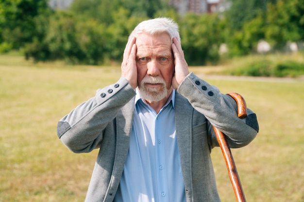 Portrait of an elderly man