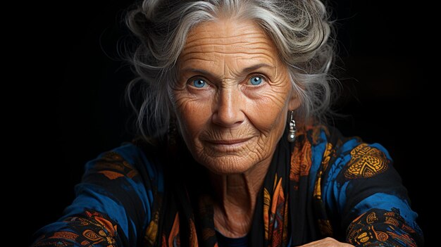 노인 여성 생성 Ai의 초상화