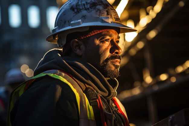 Photo portrait of an energy engineer at work