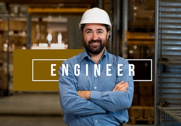 Photo portrait of engineer