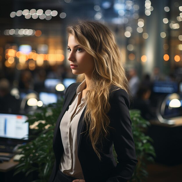 Photo portrait of an executive women working business photography