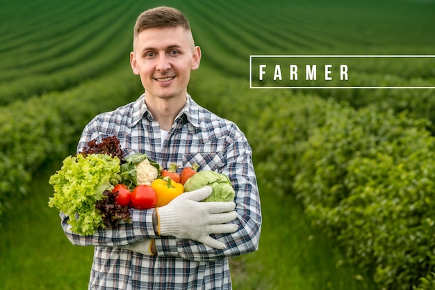 Portrait of farmer