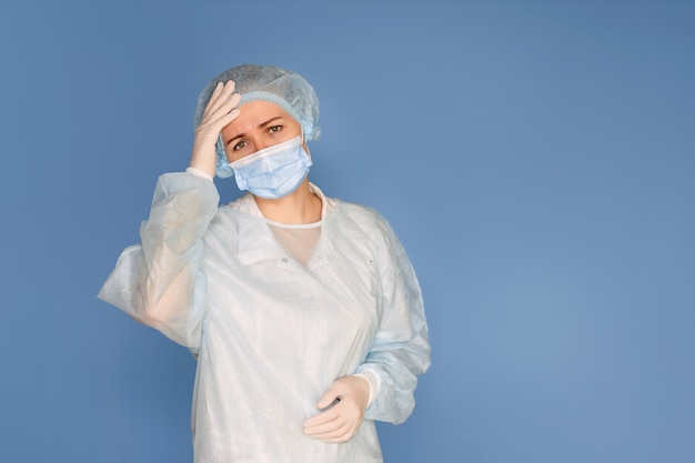 Portrait of female doctor in uniform