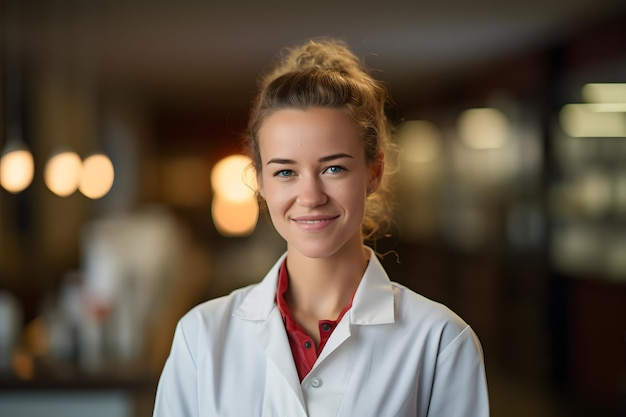 Portrait of female doctor