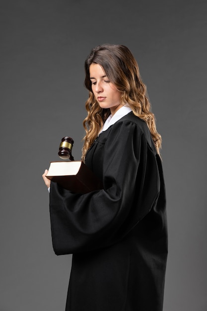 Portrait female judge