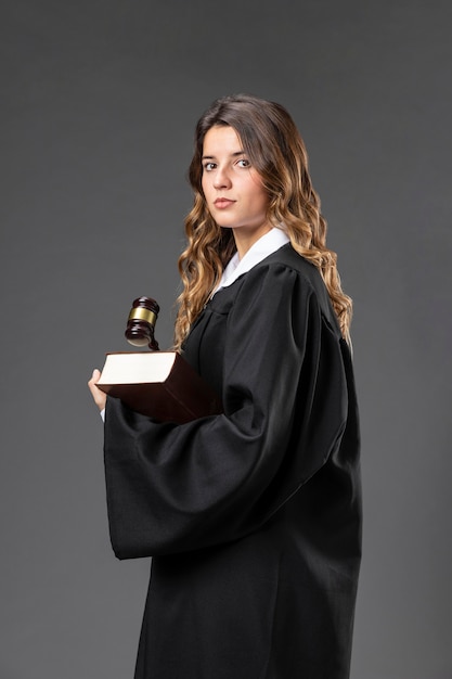 Portrait female judge