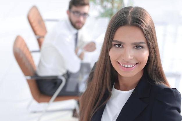 Portrait of female Manager in the workplace