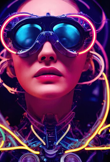 Cyberpunk 2077 Wallpaper, Artwork, Glasses, Glowing, Cyberpunk, Looking At  Viewer - Wallpaperforu