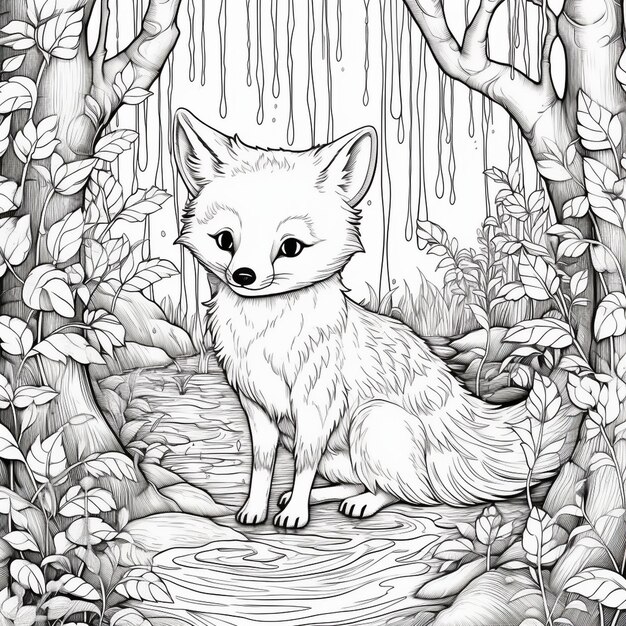 Portrait of fox