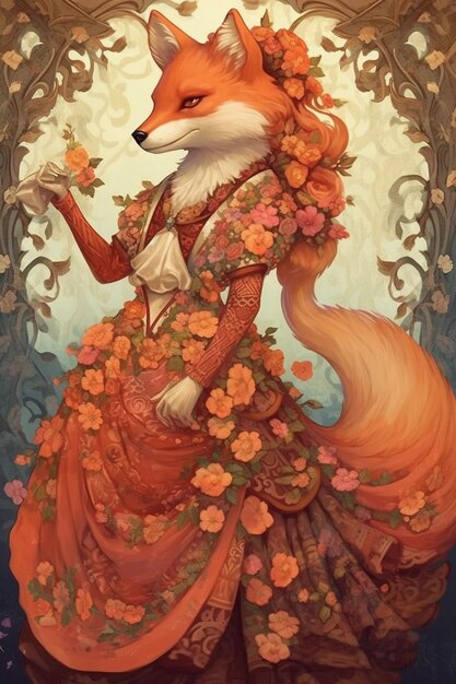 Portrait of fox