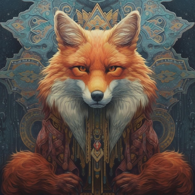 Portrait of fox