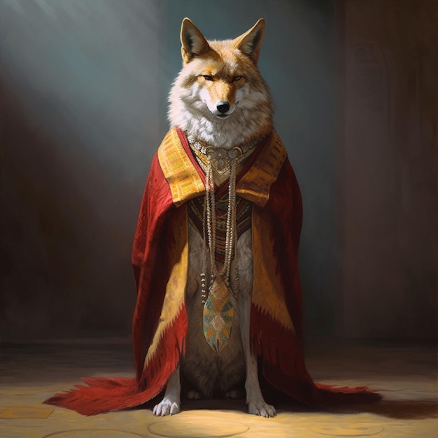 Portrait of fox