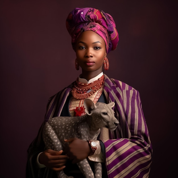 portrait of a Gambian woman entrepreneur