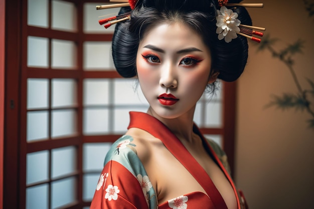 Ritratto di una geisha