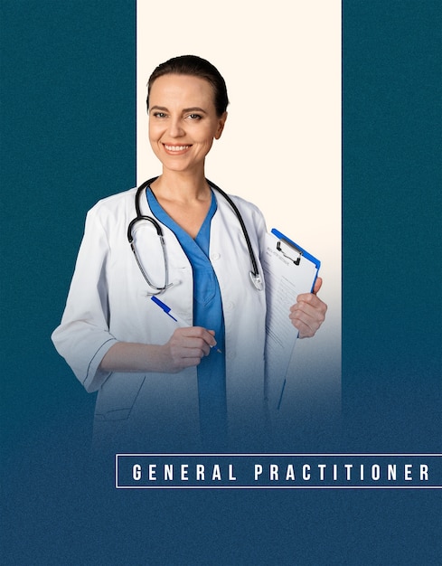 Photo portrait of general practitioner