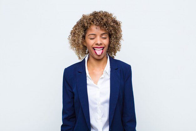 portrait of a girl on white background