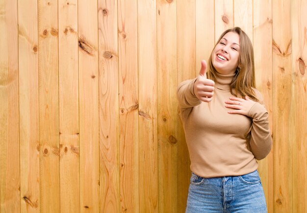 portrait of a girl on a wooden background