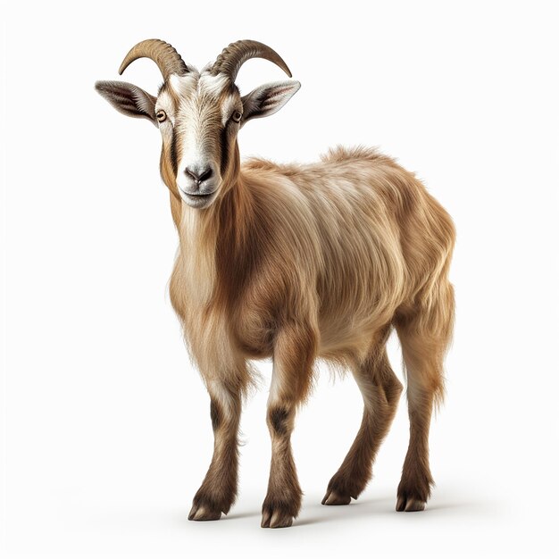 Photo a portrait of goat generated by ai