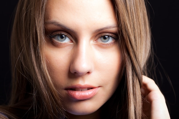 Photo portrait of a gorgeous woman