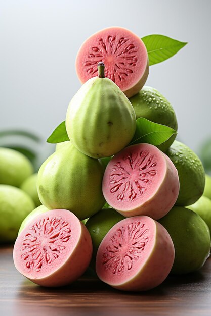 Portrait of guava Ideal for your designs banners or advertising graphics