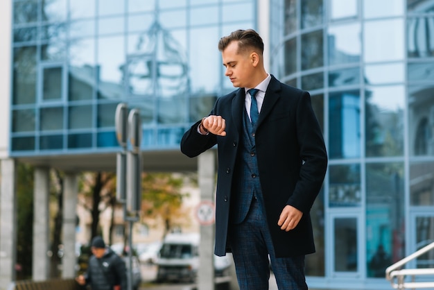 Portrait of an handsome businessman