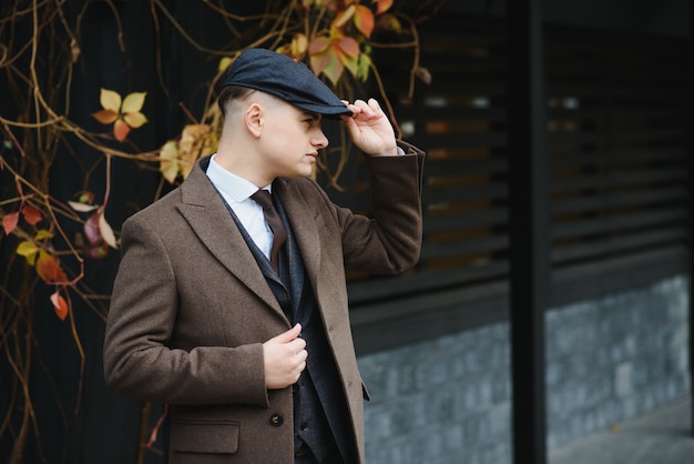 Portrait of handsome businessman