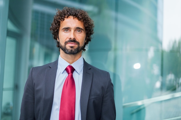 Portrait of an handsome businessman